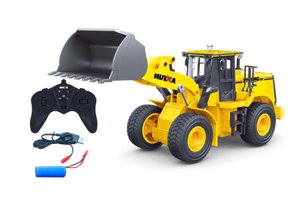 Huina 1552 1:16 2.4Ghz Wheeled Front End Loader Construction Truck Toy