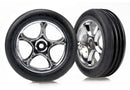 TRAXXAS TYRES AND WHEELS ASSEMBLED FRONT