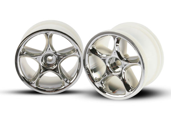 2472 TRAXXAS WHEELS 2.2 CHROME