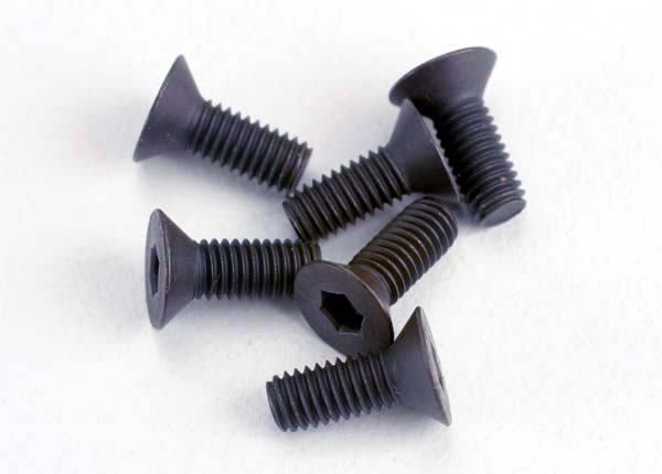 TRAXXAS C/SUNK SCREWS 3X8MM