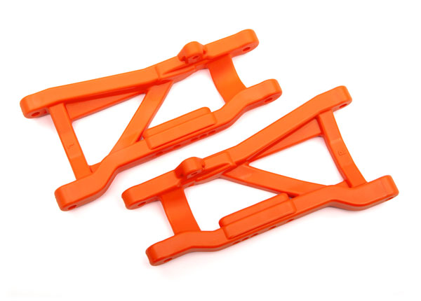 2555T TRAXXAS SUSPENSION ARMS ORANGE REAR HEAVY DUTY (2)