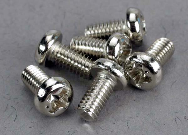 2558 TRAXXAS ROUND/PANHEAD 3X6MM