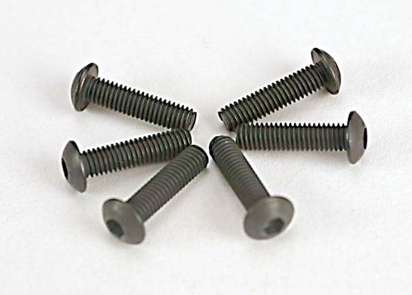 TRAXXAS BUTTON-HEAD SCRWS 3X12MM