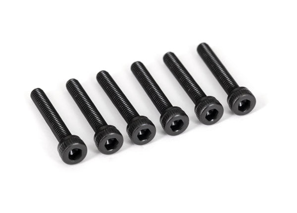 2583X TRAXXAS SCREWS 3X18MM CAP-HEAD MACHINE (HEX DRIVE) (6)