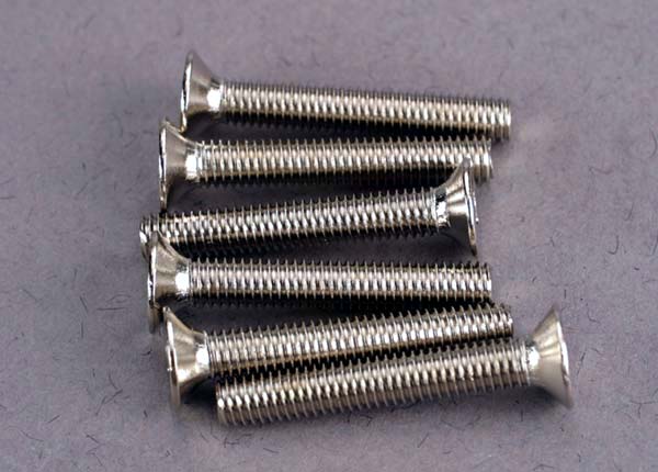 2590 TRAXXAS C/SUNK SCREWS 3X20MM