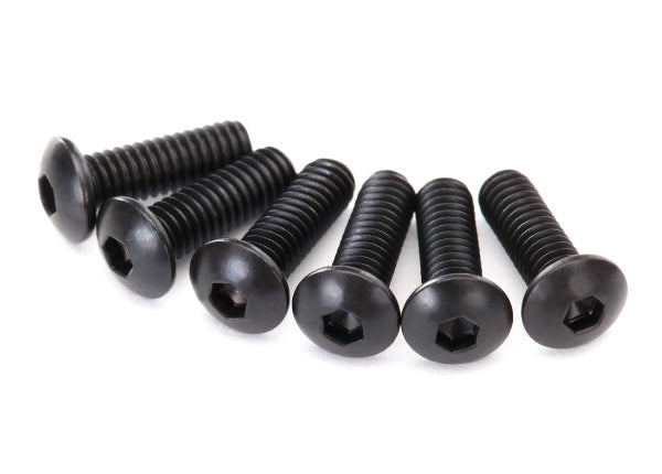 2617 TRAXXAS SCREWS 2.5X8MM BUTTON HEAD (HEX) (6)