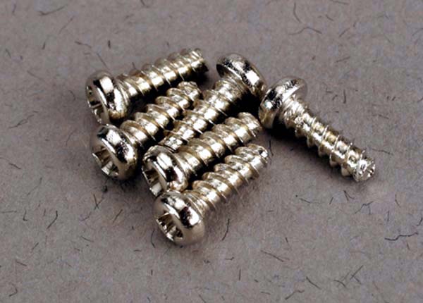 2674 TRAXXAS SCREWS 2X6MM ROUNDHEAD