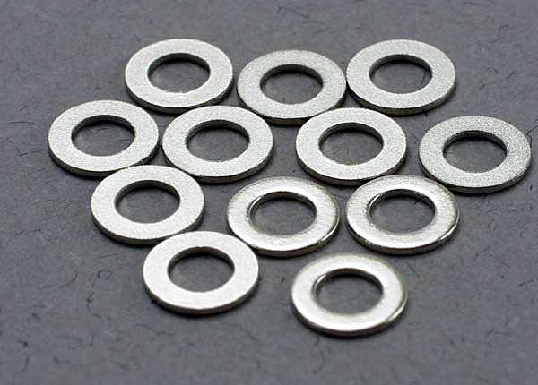 2746 TRAXXAS FLAT METAL WASHER-3X6MM