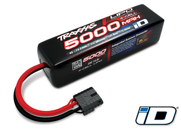 TRAXXAS 5000MAH 14.8V 4-CELL 25C LIPO BATTERY