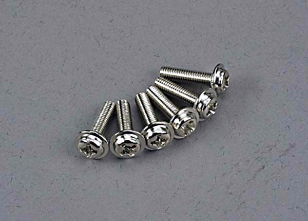 TRAXXAS W/HEAD SCRWS-3X12MM