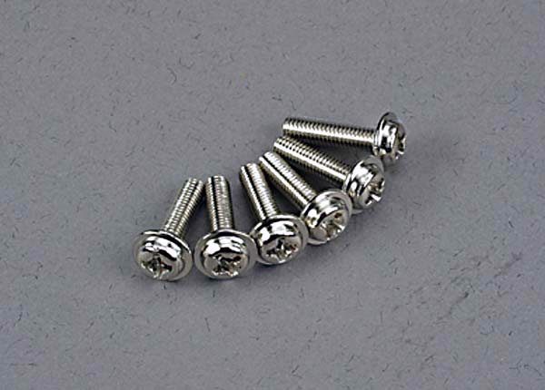 3186 TRAXXAS W/HEAD SCRWS-3X12MM