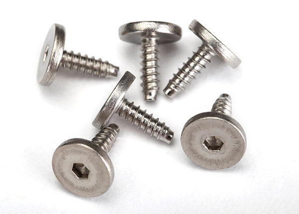 3233 TRAXXAS SCREWS SELF TAPPING (HEX DRIVE) (6)