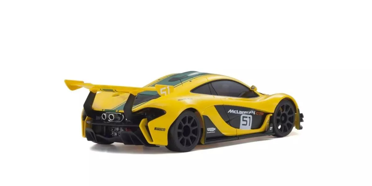 Kyosho Mini-Z McLaren P1 GTR Yellow/Green RWD MR-04 Readyset KYO-32375YG