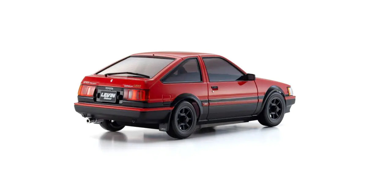 KYO-32641RBK Kyosho Mini-Z Toyota Corolla Levin AE86 Red/Black AWD MA-020 Readyset Kyosho