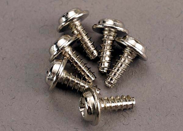 TRAXXAS SCREWS 3X8MM WASHERHEAD