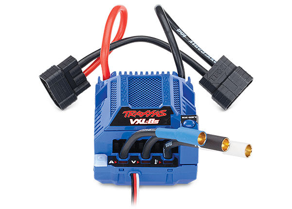 3496 TRAXXAS VXL-8S ESC W/PRF (B/LESS)(FWD/REV/BRAKE)