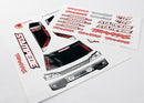 TRAXXAS DECAL SHEETS FOR STAMPEDE