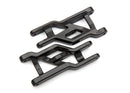 TRAXXAS SUSPENSION ARMS BLACK FRONT HEAVY DUTY (2)
