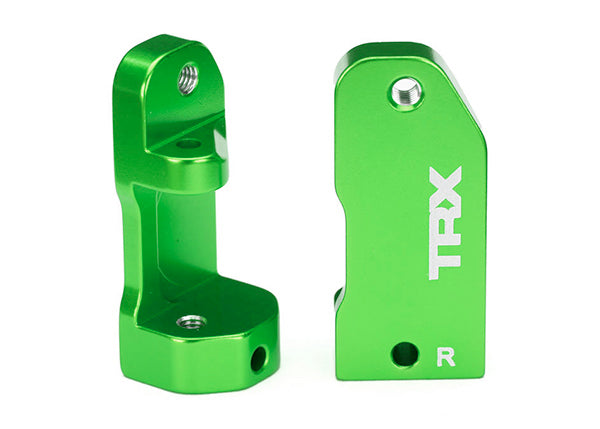 3632G TRAXXAS  CASTER BLOCKS 30 DEGREE GREEN