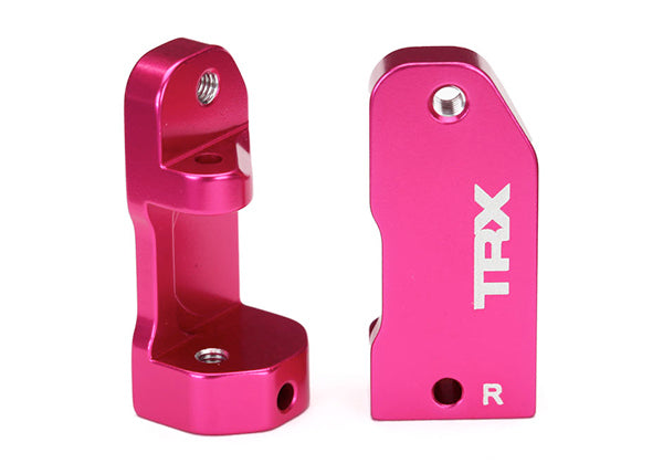 TRAXXAS CASTER BLOCKS 30-DEGREE PINK-ANODIZED