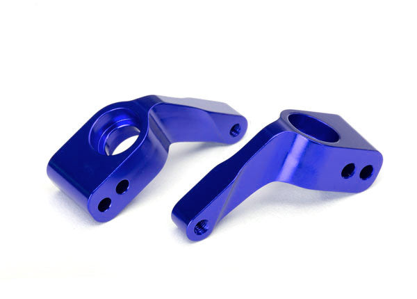 3652A TRAXXAS STUB AXLE CARRIERS ALUM (BLUE)