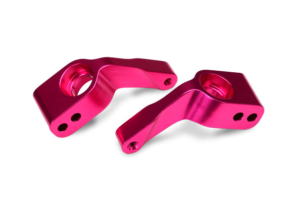 3652P TRAXXAS STUB AXLE CARRIER 6061-T6 ALUMIN PINK-ANOD