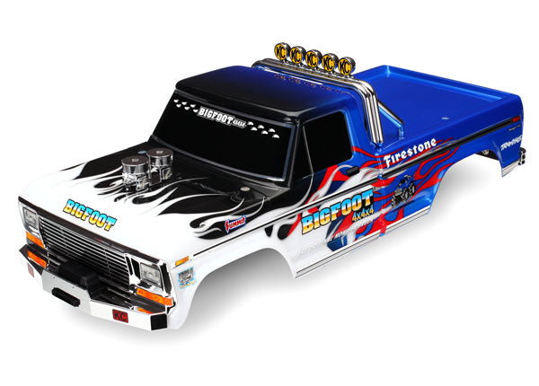 3653 TRAXXAS BODY BIGFOOTFLAME LICENSED REPLICA