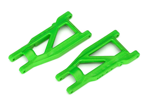 3655G TRAXXAS SUSPENSION ARMS GREEN FRONT/REAR (L&R) HEAVY DUTY (2)