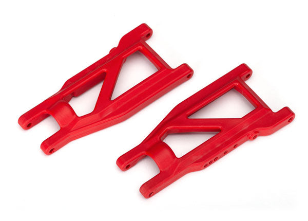 3655L TRAXXAS SUSPENSION ARMS RED FRONT/REAR (L&R) HEAVY DUTY (2)