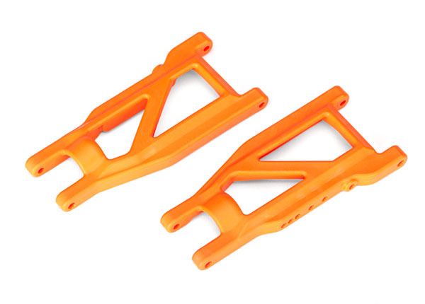 3655T TRAXXAS SUSPENSION ARMS ORANGE FRONT/REAR (L&R) HEAVY DUTY (2)