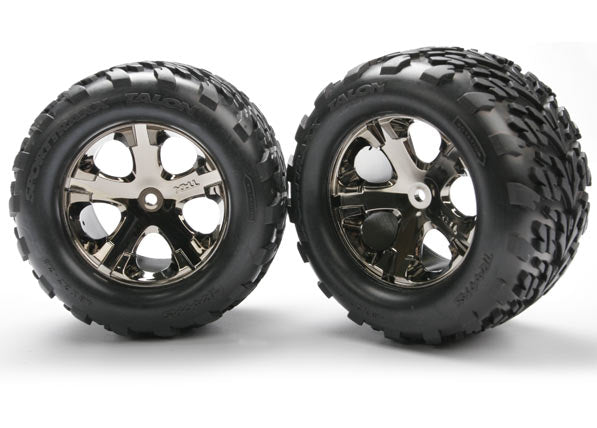 3668A TRAXXAS TYRES & WHEELS STAMPEDE REAR