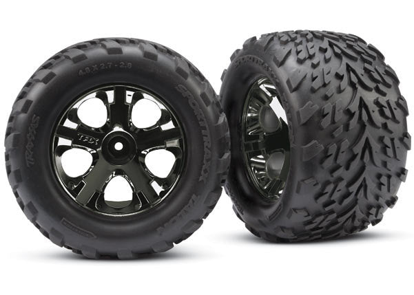 3669A TRAXXAS TYRES & WHEELS STAMPEDE FRONT