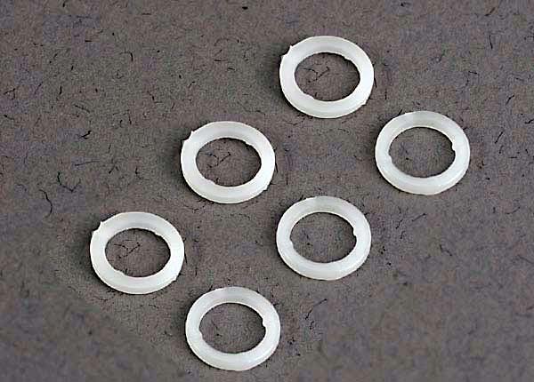 3685 TRAXXAS WHITE PLASTIC WASHERS