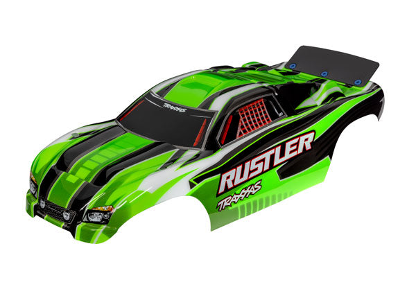 3750G TRAXXAS BODY RUSTLER GREEN