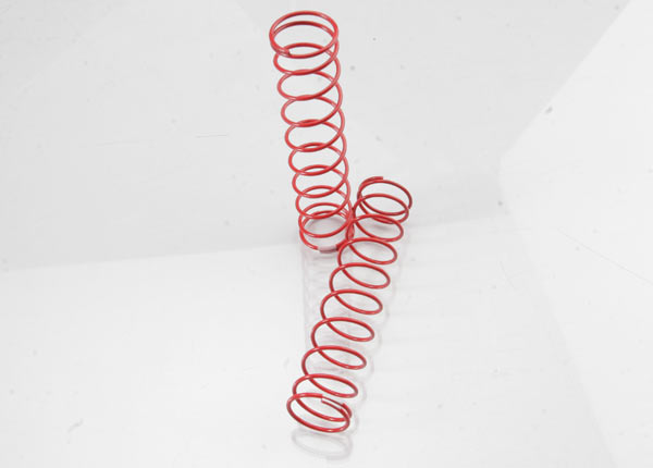 3757R TRAXXAS SPRING REAR (RED)(2.9 RATE)(2)