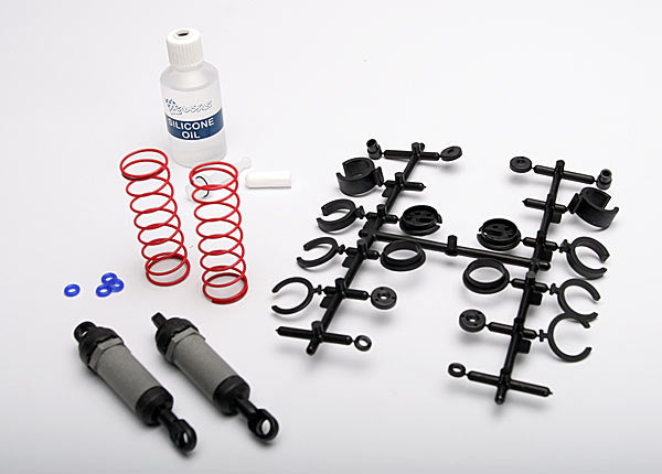 3760A TRAXXAS ULTRA SHOCKS GREY - LONG WITH SPRINGS