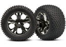 TRAXXAS TYRES & WHEELS RUSTLER REAR