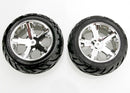 TRAXXAS TYRES AND WHEELS ASSEMBLED AND GLUED