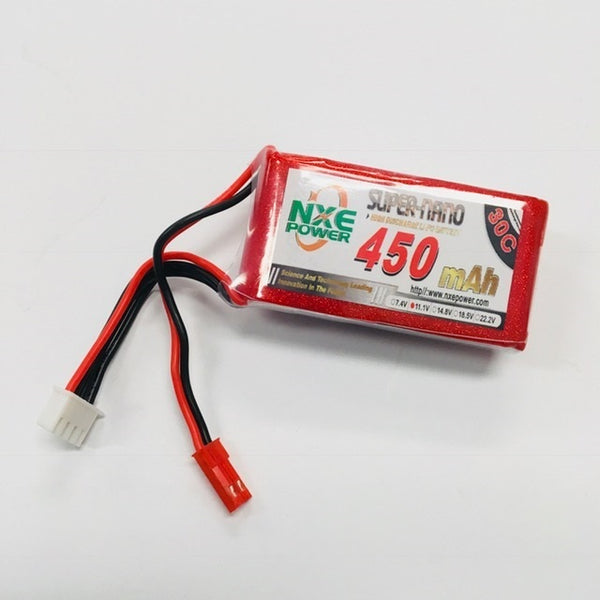 450SC303SJST NXE 11.1v 450mah 30c Soft case w/JST