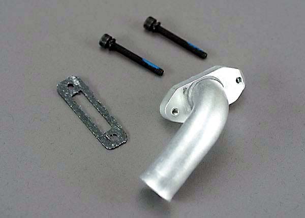 4550 TRAXXAS EXHAUST HEADER/GASKET/SCREWS