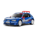 TAMIYA 1/10 R/C PEUGEOT 306 MAXI - BLUE PAINTED BODY (BT-01) 47513