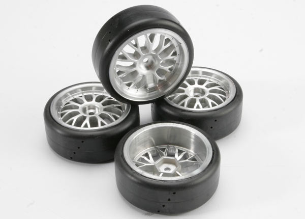 4873 TRAXXAS TYRES AND WHEELS MOUNTED