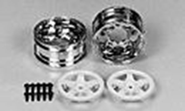 T50672 TAMIYA 5-SPOKE 2-PIECE WHEELS *2 Tamiya