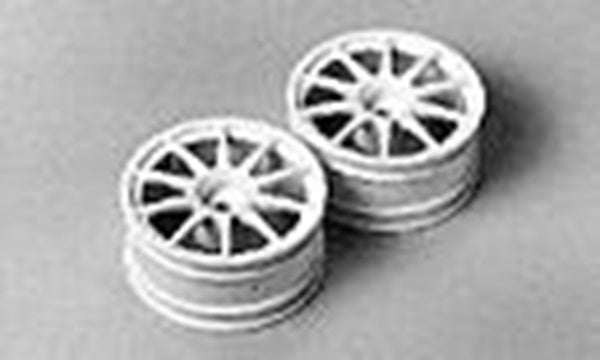 T50732 TAMIYA 10-SPOKE ONE-PIECE WHEELS *2 Tamiya