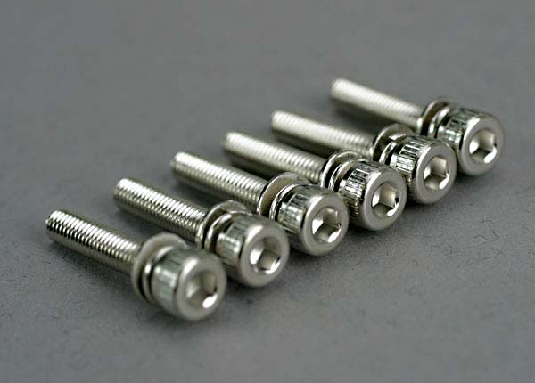 5142 TRAXXAS SCREWS 3X15MM CAPHEAD