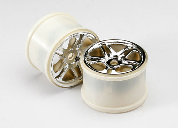 5172R TRAXXAS WHEELS 3.8 CHROME