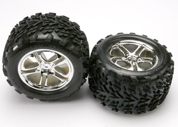 5174 TRAXXAS TYRES/WHEELS ASSEMBLED