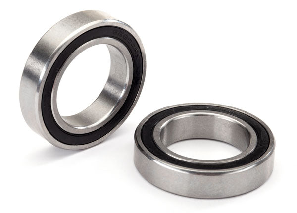 5196X TRAXXAS BALL BEARING BLK RUBBER STAINLESS (20X32X7MM) (2)