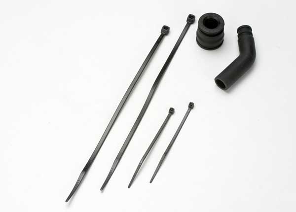 5245X TRAXXAS PIPE COUPLER MOLDED/BLCK