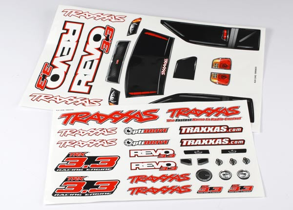 5313R TRAXXAS DECAL SHEETS REVO 3.3